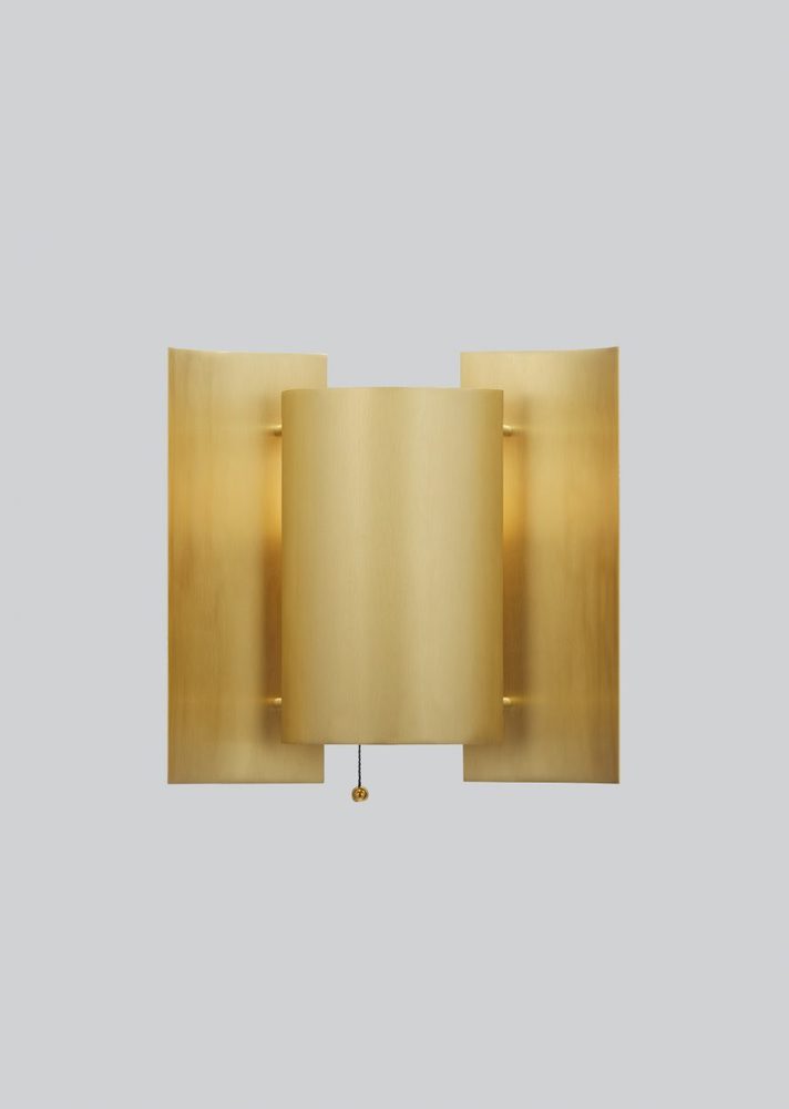 Butterfly Vegglampe - messing