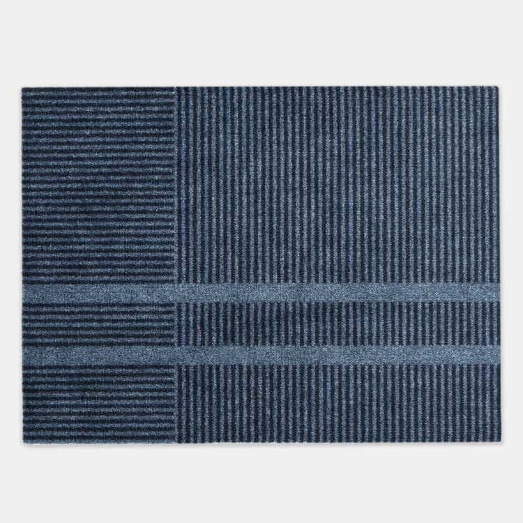 Dørmatte Løype Stormy Blue 85x115 cm
