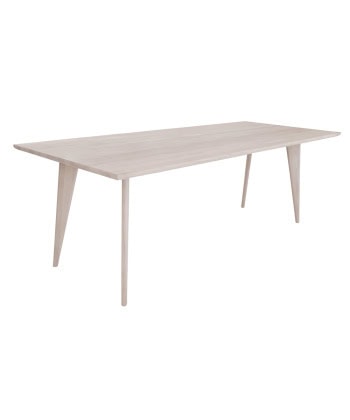 Viken Spisebord - Hvit oljet  - 180
