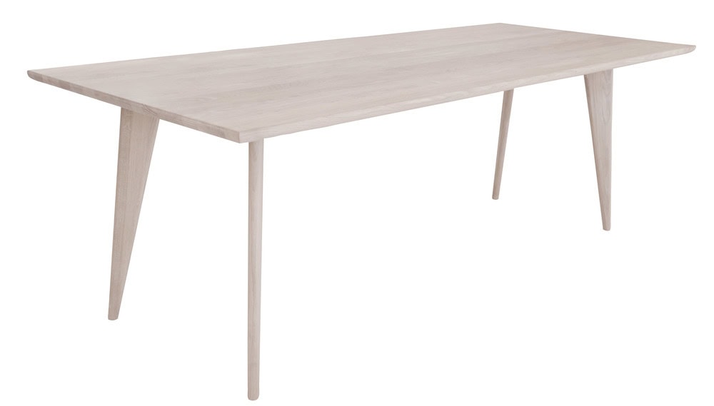 Viken Spisebord - Hvit oljet - 180