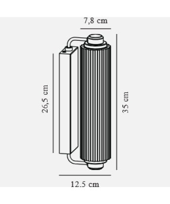 Nimal Double Vegglampe -Sort - Bilde 4