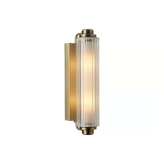 Nimal Double Vegglampe -Messing