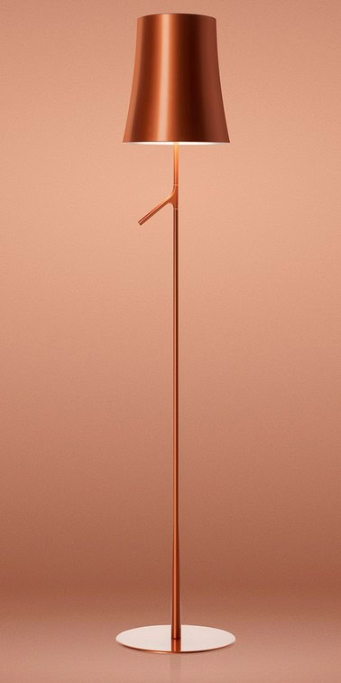 Birdie - gulvlampe - kobber