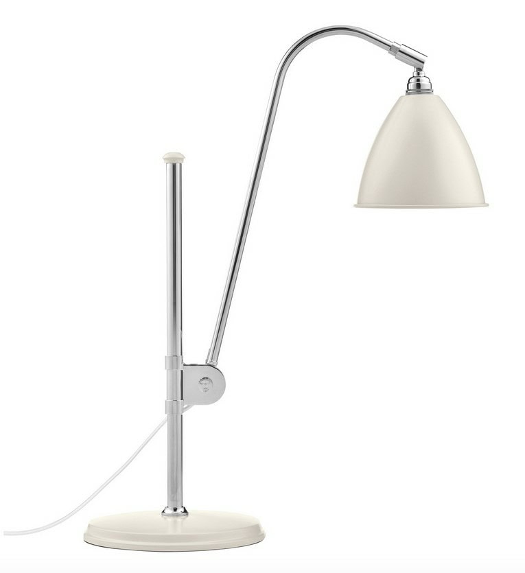 Bestlite BL1 - Bordlampe - crome/matt hvit - Utstilling