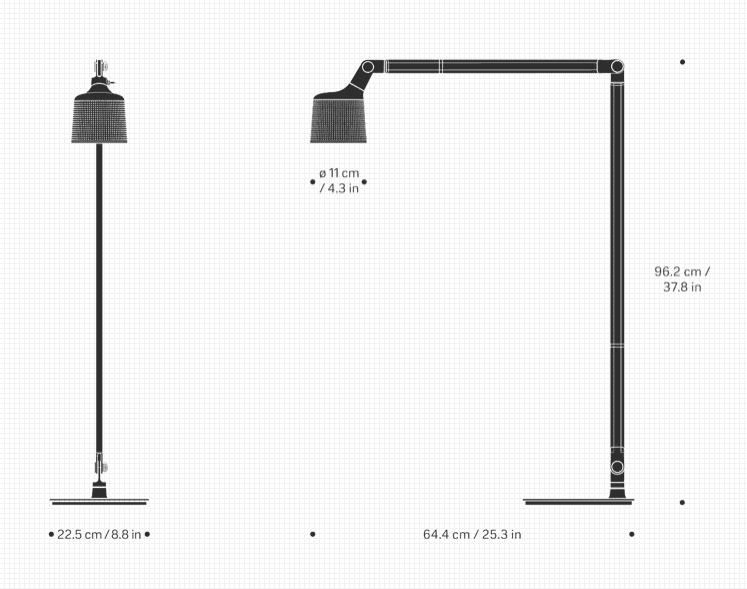 Vipp 525 Gulvlampe - Sort - Bilde 4