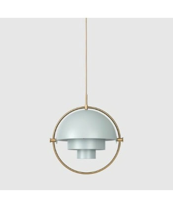 Multi-Lite Pendel - Sea grey Brass base -Utstilling