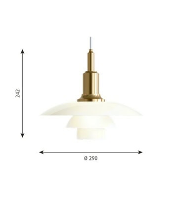 Alternative view of PH 3/2 Pendel messing