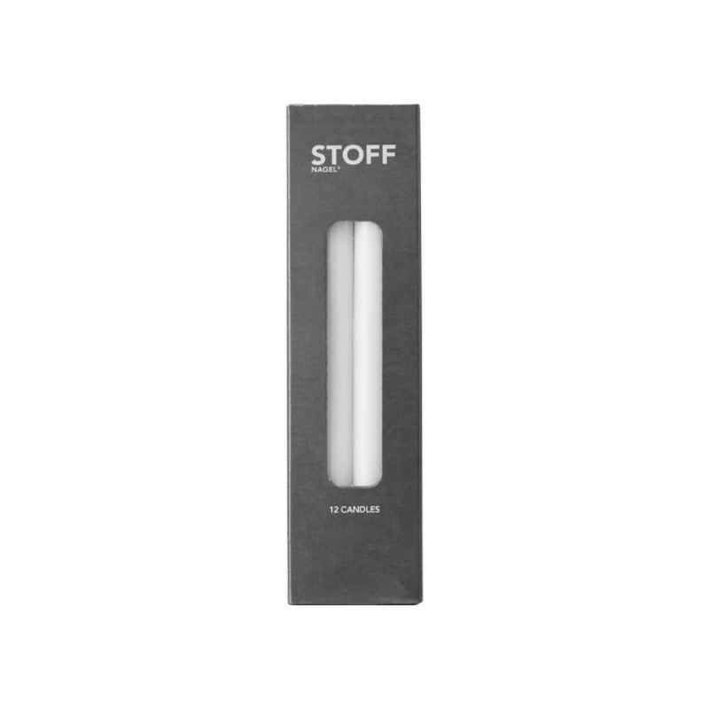 Nagel Candles, white 12 pk