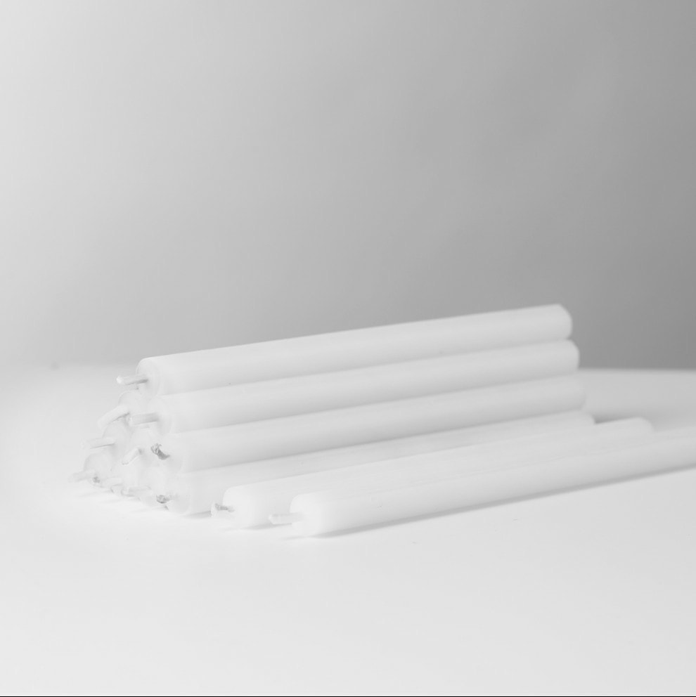 Nagel Candles, white 12 pk - Bilde 2