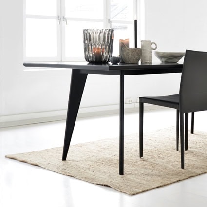 Viken Spisebord - Sort oljet - 220