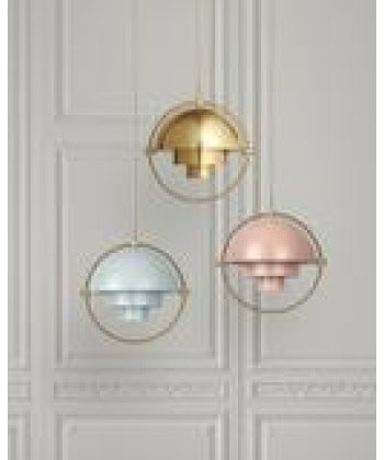 Alternative view of Multi-Lite Pendel - Sea grey Brass base -Utstilling