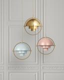 Multi-Lite Pendel - Sea grey Brass base -Utstilling - Bilde 2