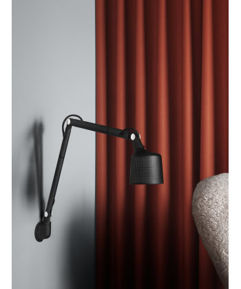 Alternative view of Vipp 522 Vegglampe - Sort