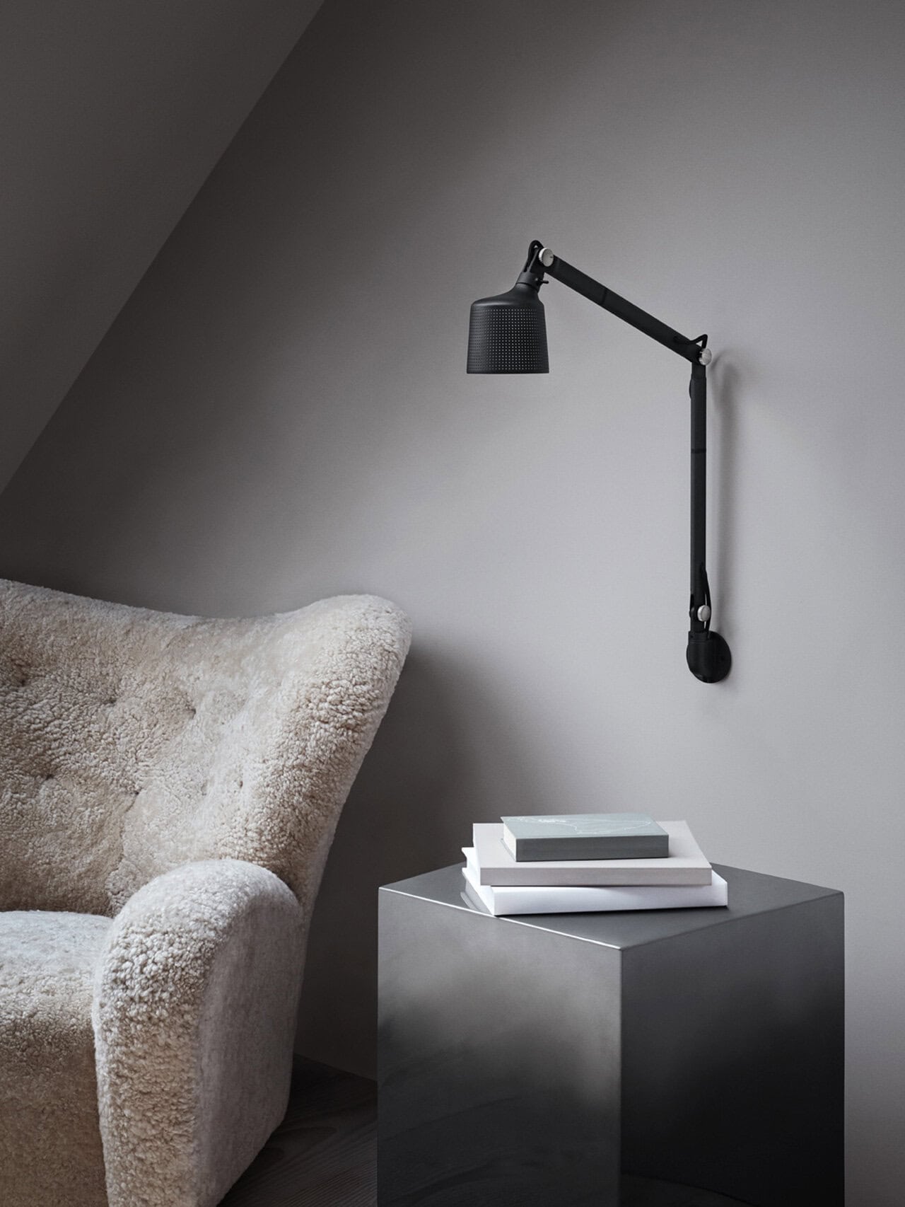 Vipp 522 Vegglampe - Sort