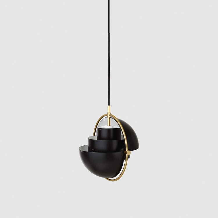 Multi-Lite Pendel - Charcoal black Brass small -Utstilling - Bilde 3