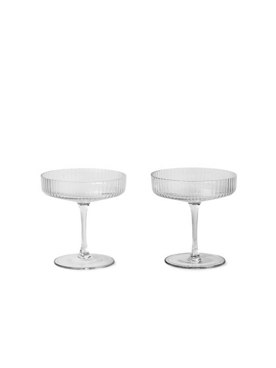 Ripple champagneskåler - 2pk