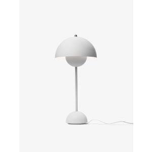 Flowerpot bordlampe VP3, matt lys grå