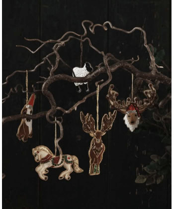 Juletrepynt Reinsdyrnisse -Håndlaget - Bilde 3