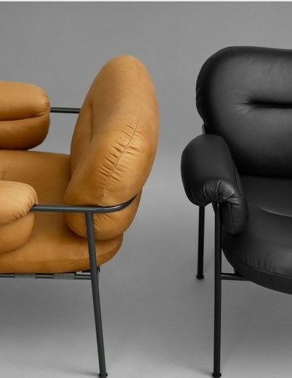 Bollo Loungestol - Vintage Cognacfarget skinn - Bilde 2