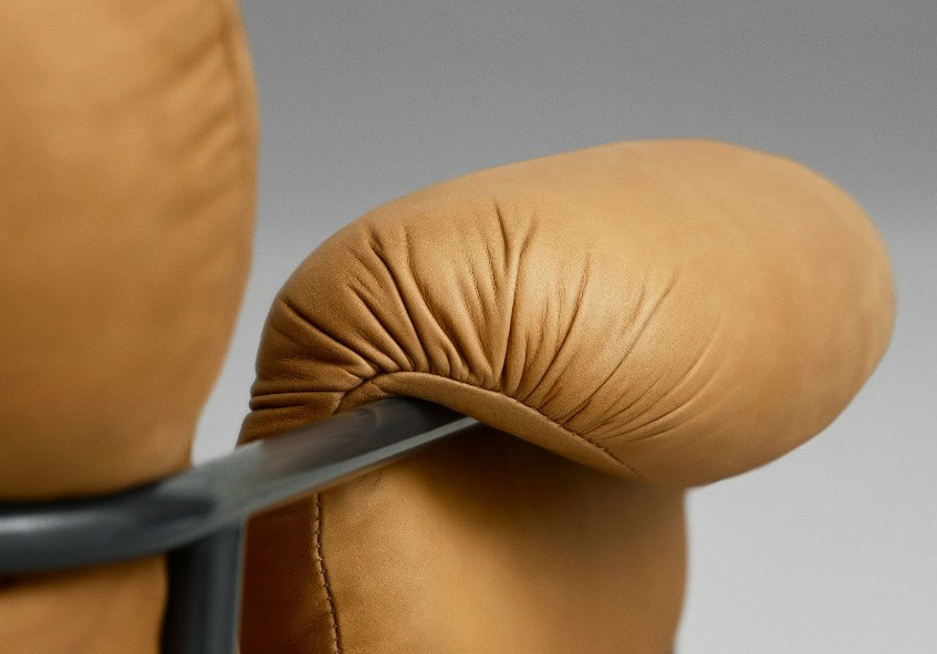 Bollo Loungestol - Vintage Cognacfarget skinn - Bilde 4