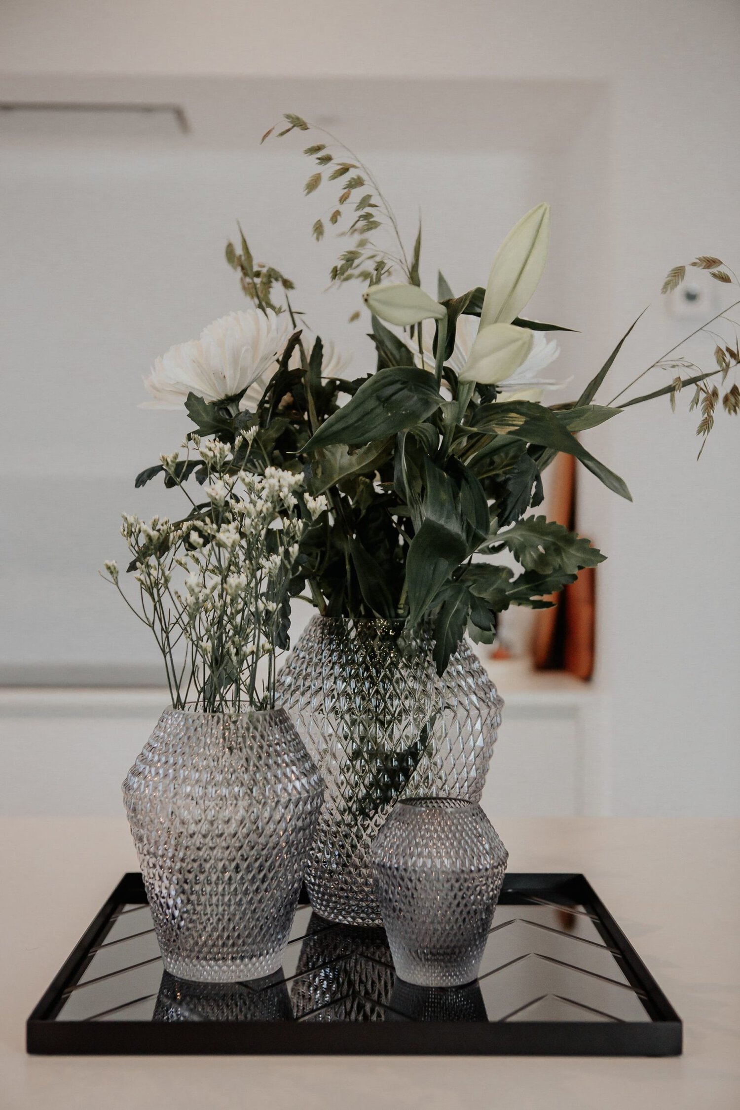 Flow Vase, Light grey - Medium - Bilde 2