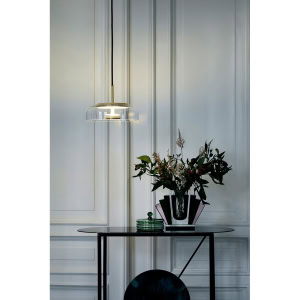 Alternative view of Blossi 1, nordic gold/clear