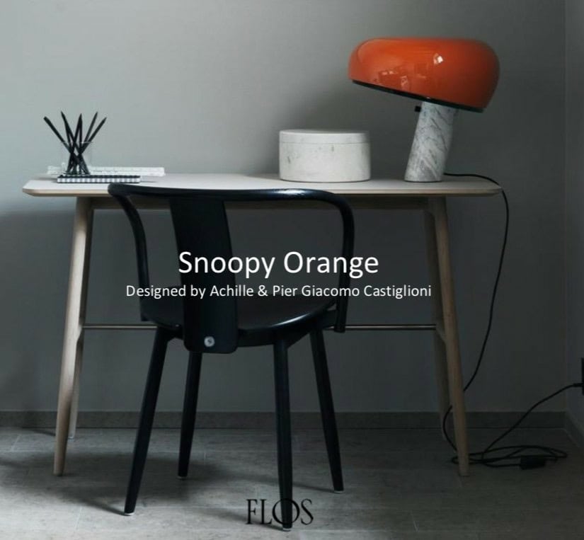 SNOOPY bordlampe - orange - Bilde 3