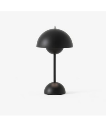 VP9 Flowerpot oppladbar bordlampe , matt sort