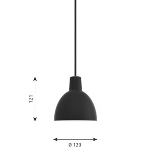 Alternative view of Toldbod 120 Pendel - Black