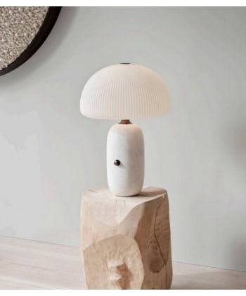 Vipp 592 Sculpture bordlampe - hvit