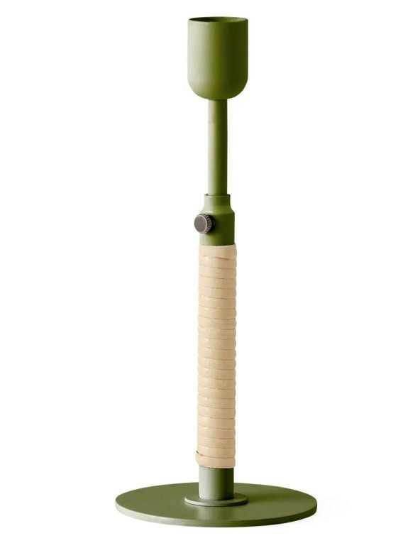 Duca Candleholder - olive green