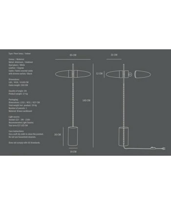 Alternative view of Bull Floor Lamp -Utstilling