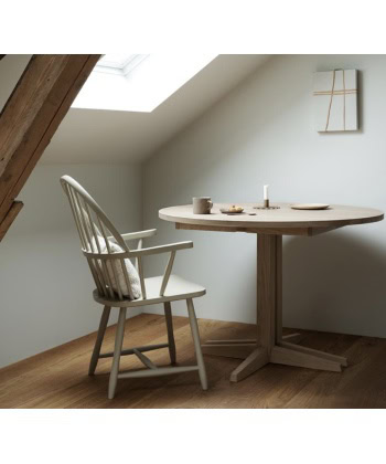 Alternative view of Innleggsplate til Engø rundt spisebord