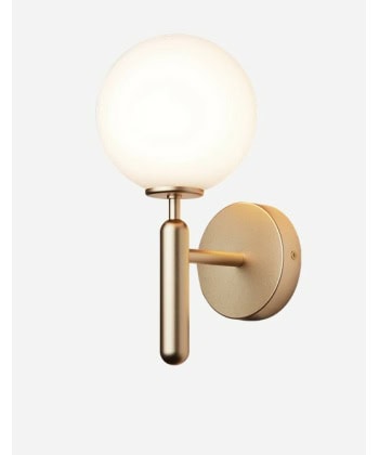 Alternative view of Miira wall, brass/opal