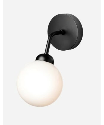 Apiales wall, satin black/opal