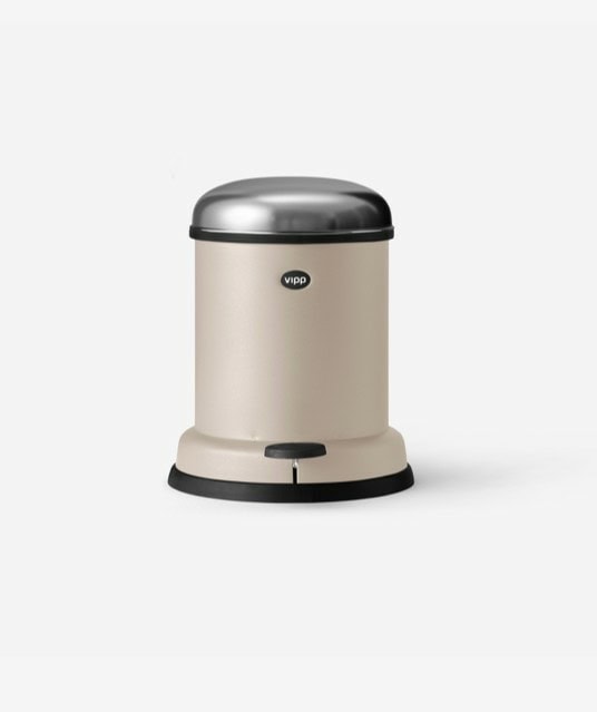 Vipp 14 Bøtte - pedalbøtte 8L, Beige
