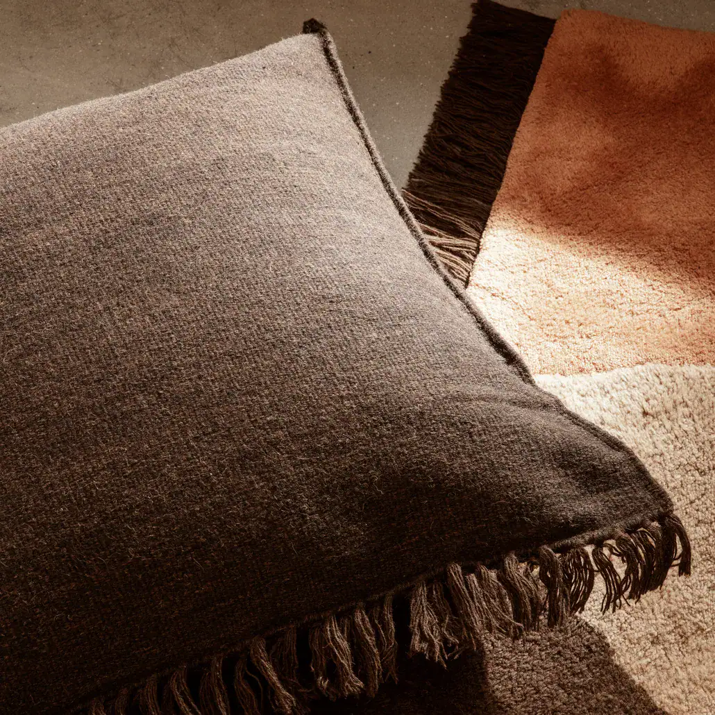 Kelim Fringe Cushion - L - Bilde 2