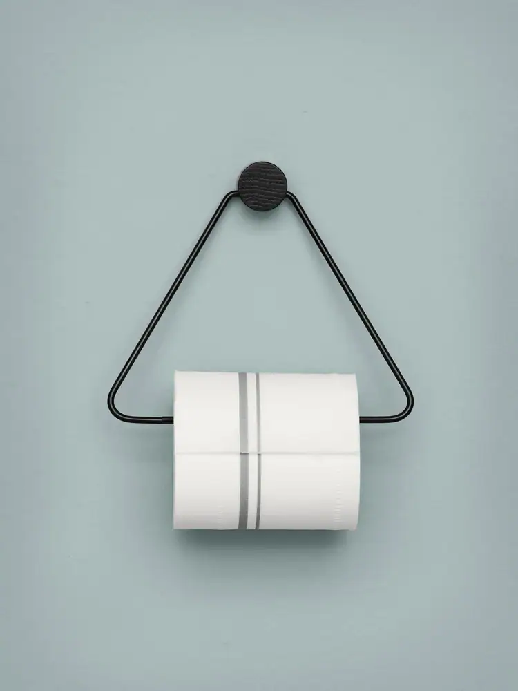 Toalettpapirholder - sort - Bilde 2