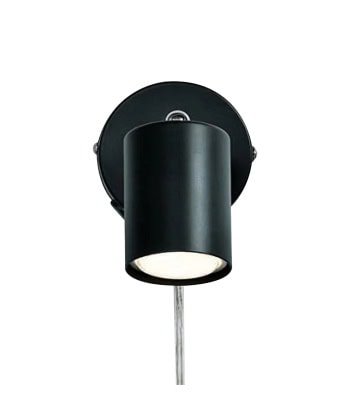 Explore Liten Vegglampe Sort