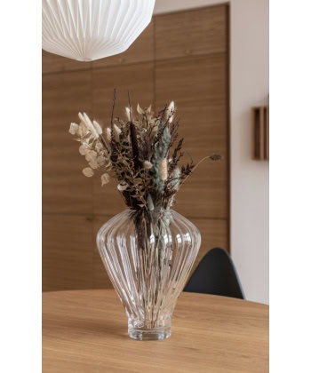 Alternative view of Evelyn Vase - clear