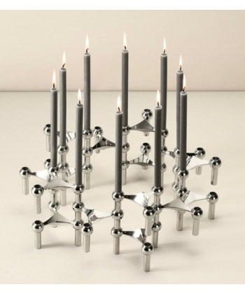 Alternative view of Nagel Candles antrasitt, 12 pk