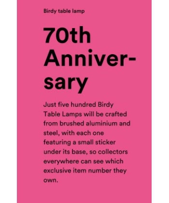 Alternative view of Birdy Bordlampe Anniversary