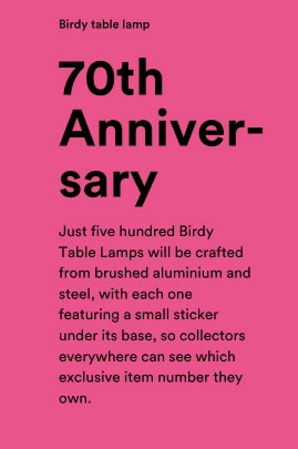 Birdy Bordlampe Anniversary - Bilde 2
