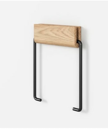 Toalettrullholder - oak/ black