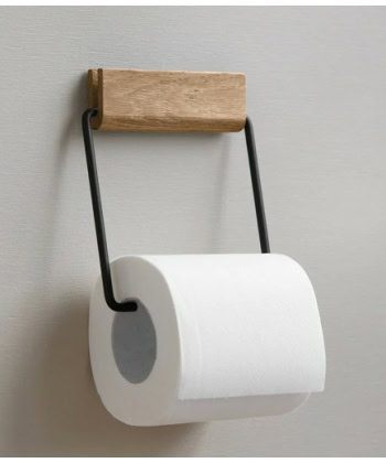 Alternative view of Toalettrullholder - oak/ black
