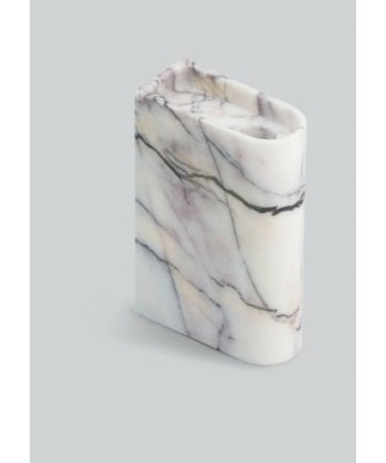 Lysestake Monolith - hvit marmor