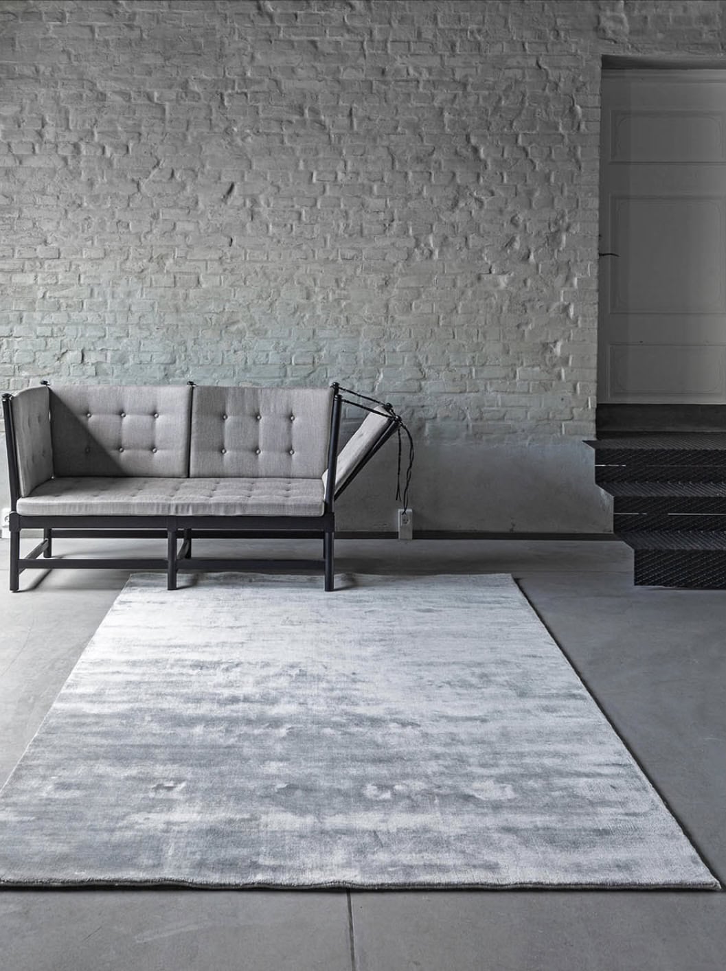 Earth bamboo gulvteppe - farge concrete - Bilde 2