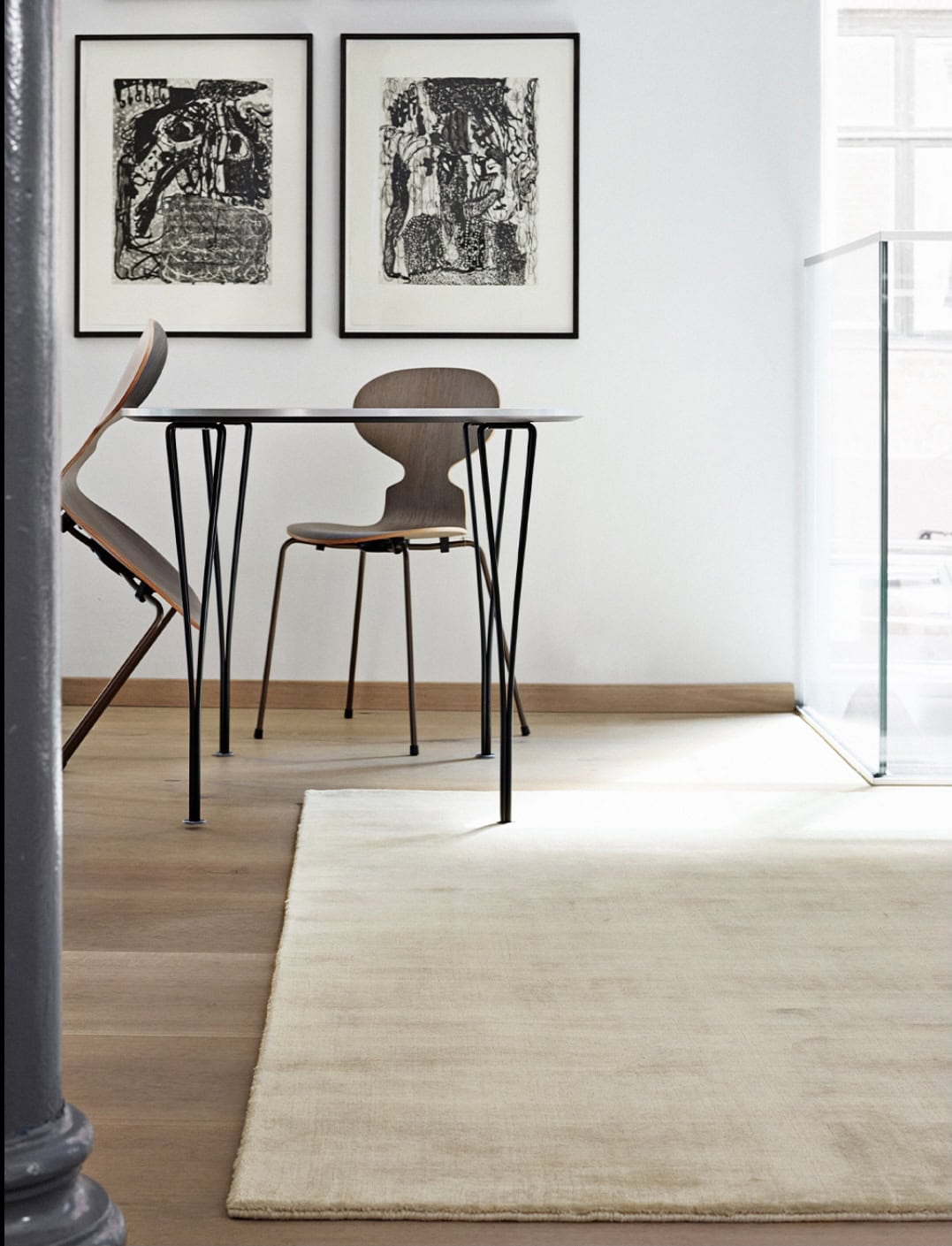 Earth bamboo gulvteppe - farge soft grey - Bilde 2