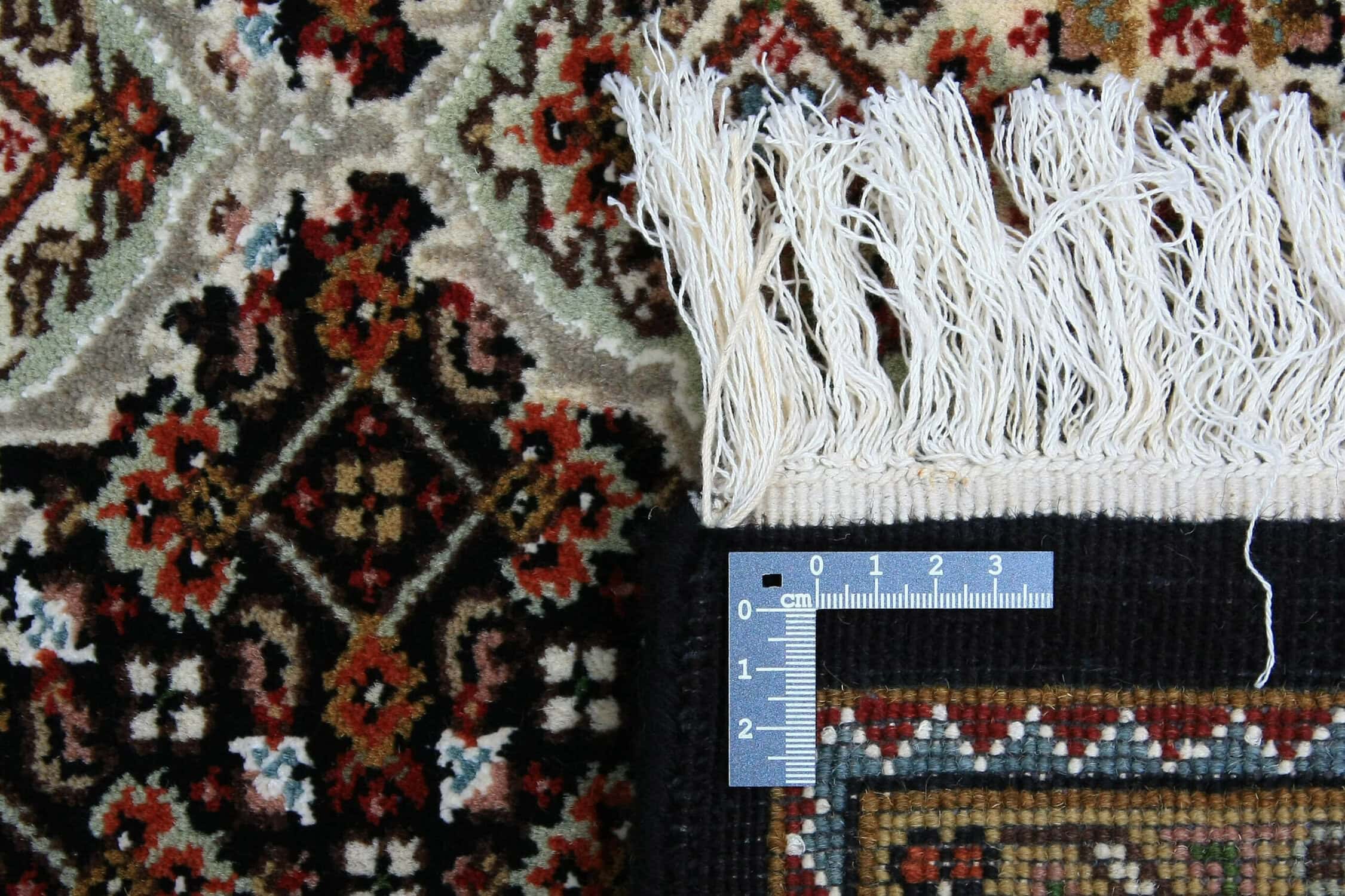Tabriz Indi Black Cream gulvteppe -Utstilliing - Bilde 3