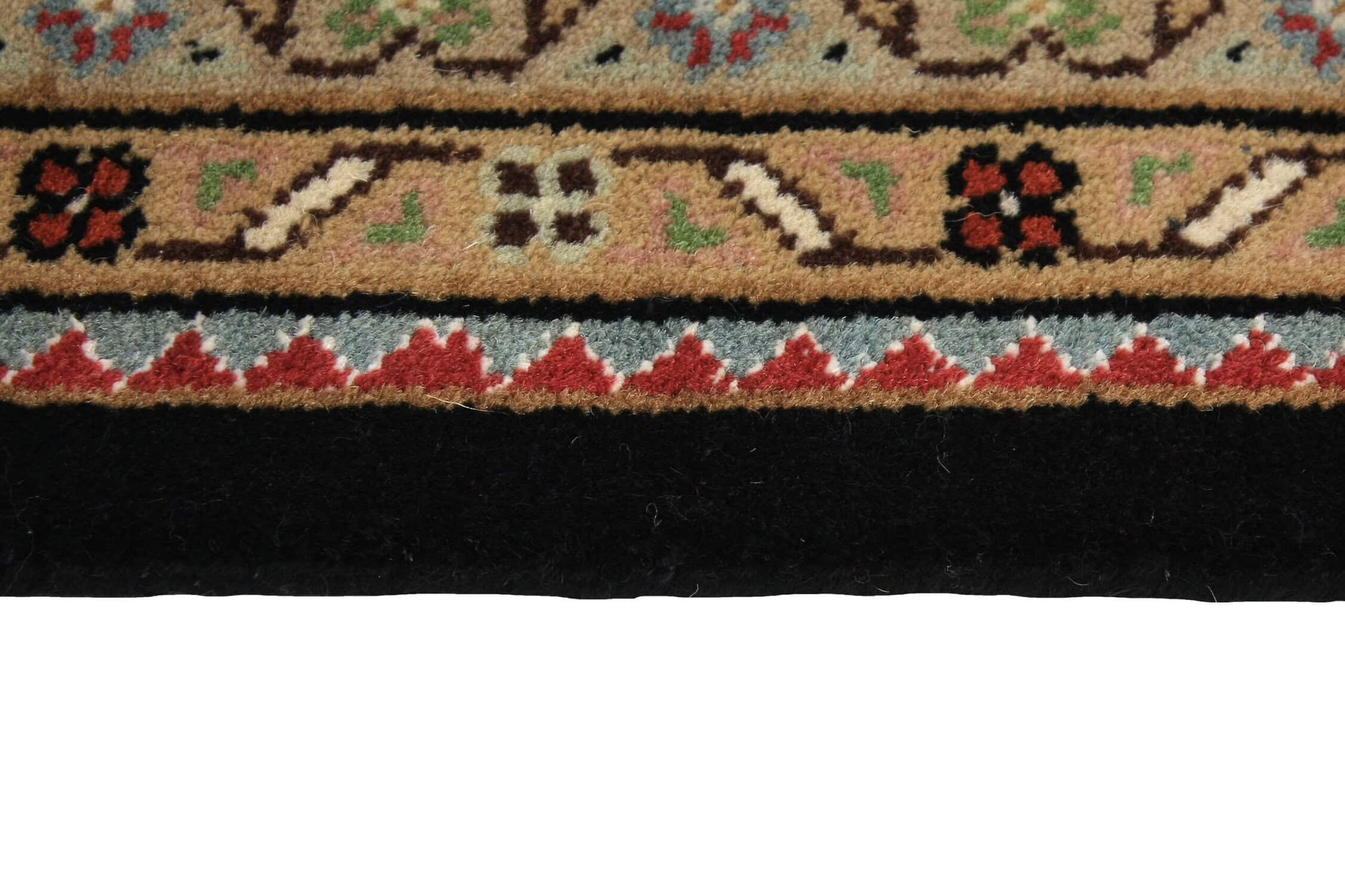 Tabriz Indi Black Cream gulvteppe -Utstilliing - Bilde 5